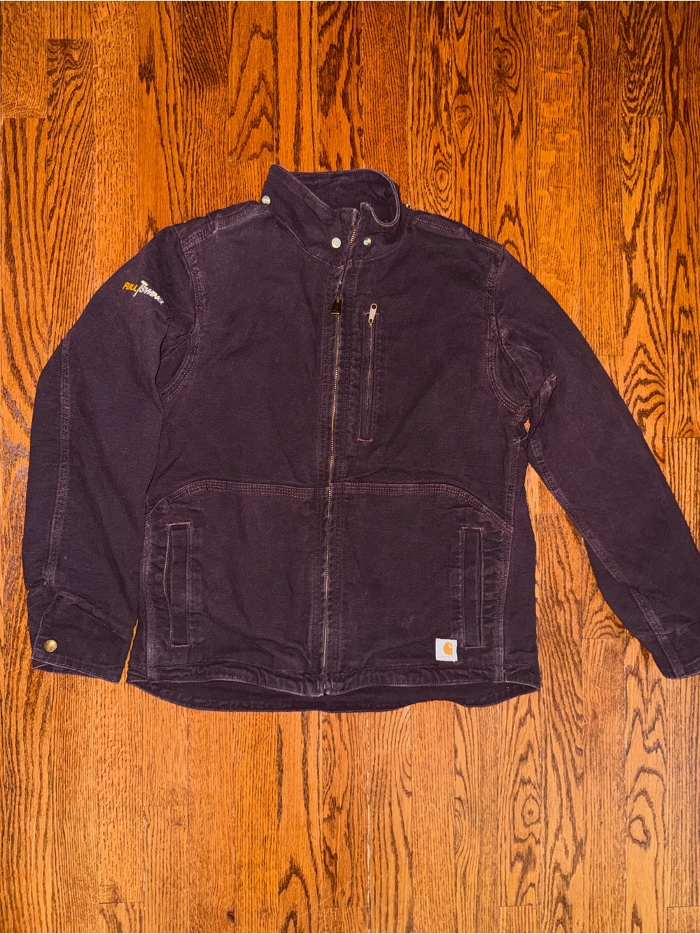 Carhartt Dark Purple Canvas Utility Jacket